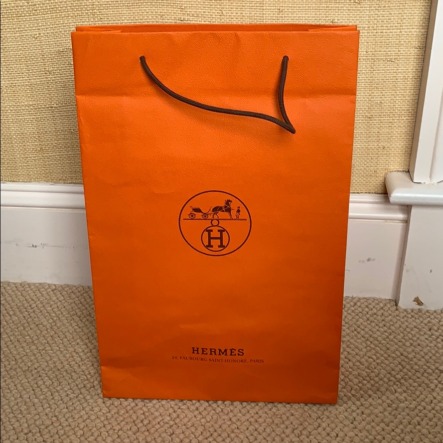 Authentic Hermes Shopping Bag